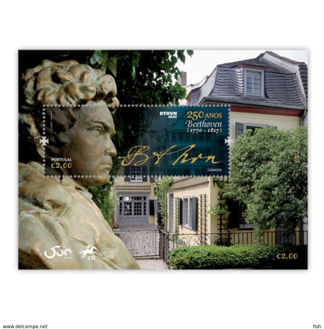 Portugal ** & 250 Years Of Beethoven Birth 2020 (8424) - Other & Unclassified