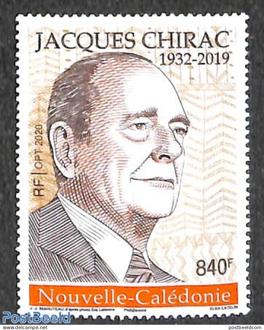 New Caledonia 2020 Jacques Chirac 1v, Mint NH, History - French Presidents - Politicians - Unused Stamps