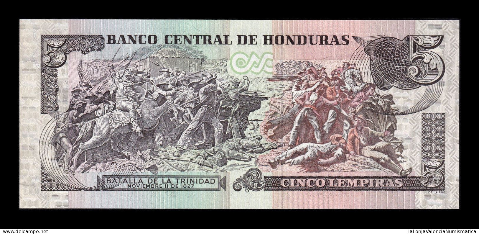 Honduras 5 Lempiras 1997 Pick 81b Sc Unc - Honduras
