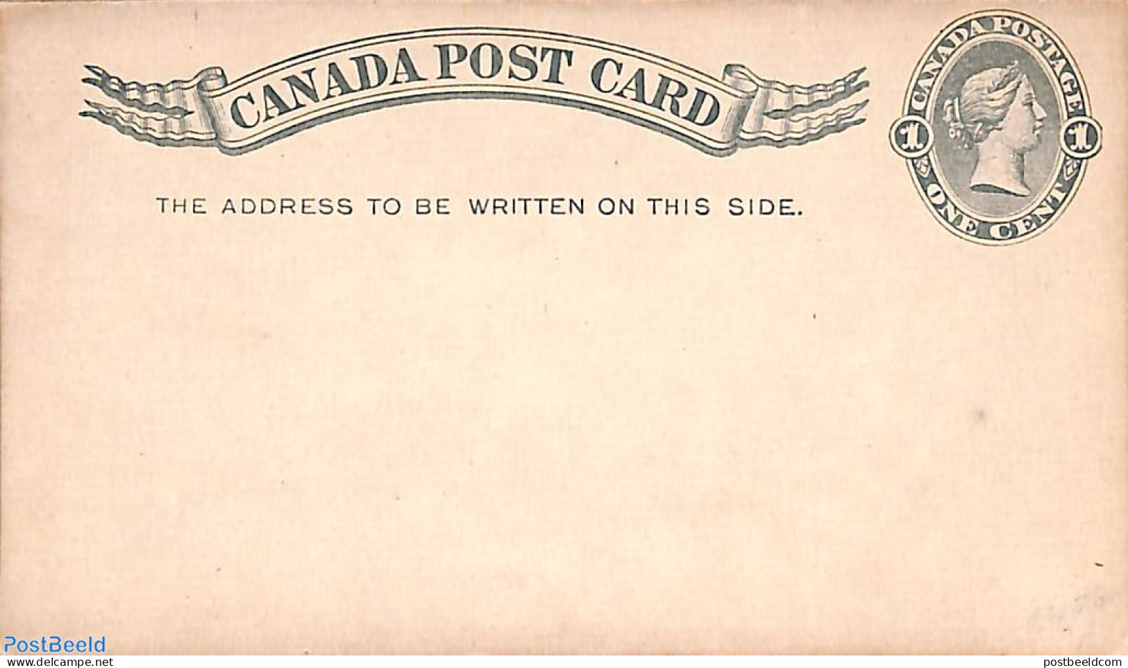 Canada 1882 Reply Paid Postcard 1/1c, Unused Postal Stationary - Briefe U. Dokumente