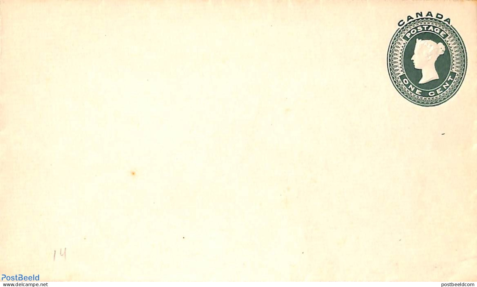 Canada 1899 Envelope 1c, Unused Postal Stationary - Cartas & Documentos