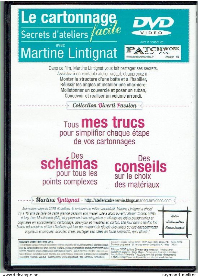 La Cartonnage Secrets D'atelier DVD - Other & Unclassified