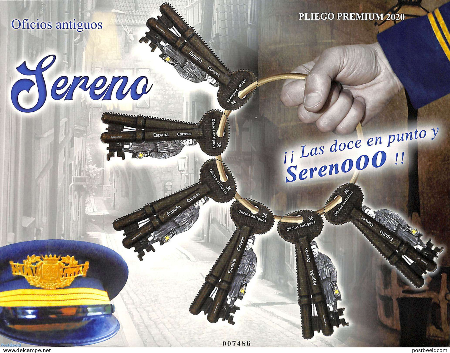 Spain 2020 Sereno Key M/s, Mint NH - Ongebruikt