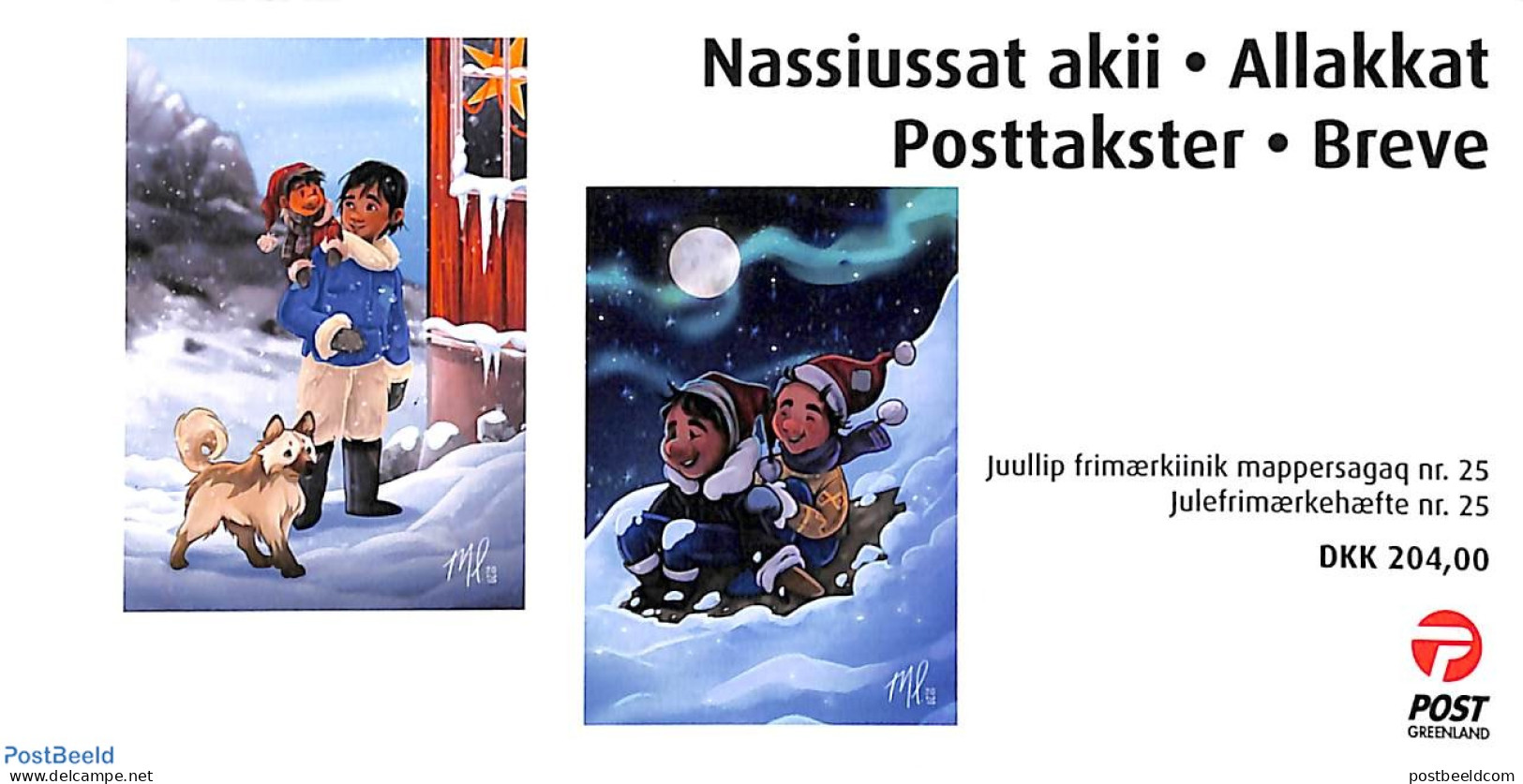 Greenland 2020 Christmas Booklet S-a, Mint NH, Nature - Religion - Dogs - Christmas - Stamp Booklets - Ungebraucht