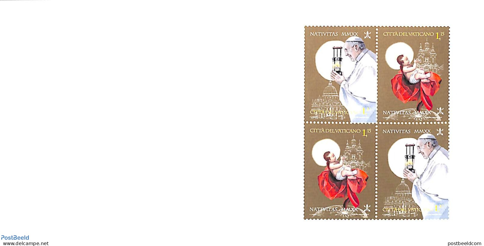Vatican 2020 Christmas Booklet, Mint NH, Religion - Christmas - Stamp Booklets - Nuevos