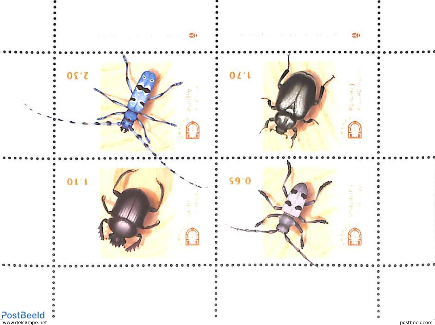 Bulgaria 2020 Insects S/s, Mint NH, Nature - Insects - Unused Stamps