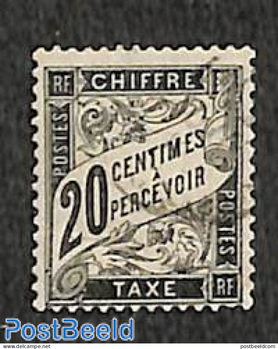 France 1881 Postage Due 20c, Used, Used Stamps - Andere & Zonder Classificatie