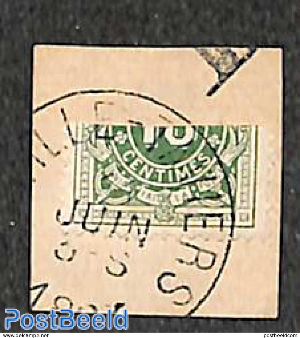Belgium 1870 Divided Postage Due Stamp On Piece Of Paper, Used Stamps - Sonstige & Ohne Zuordnung