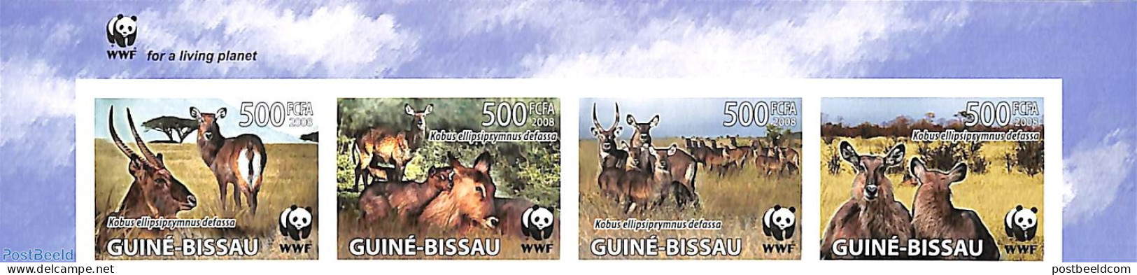 Guinea Bissau 2009 WWF 4v, Imperforated, Mint NH, Nature - Animals (others & Mixed) - World Wildlife Fund (WWF) - Guinea-Bissau