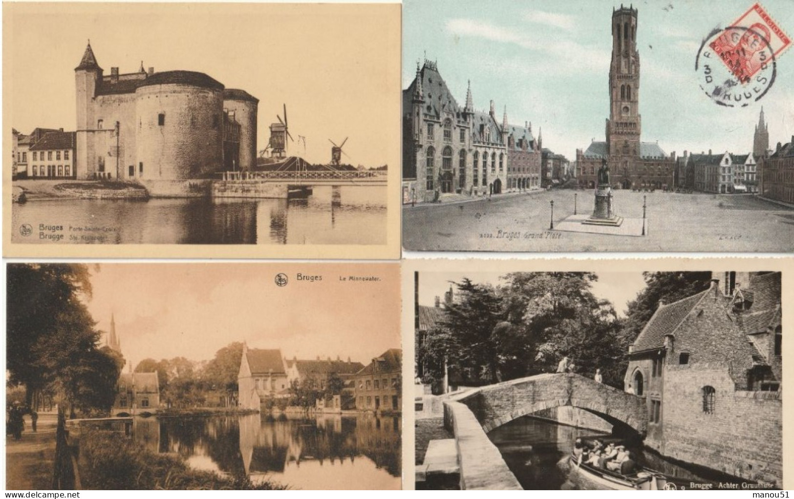 BELGIQUE - BRUGGE  - Lot De 20 CPA - Brugge