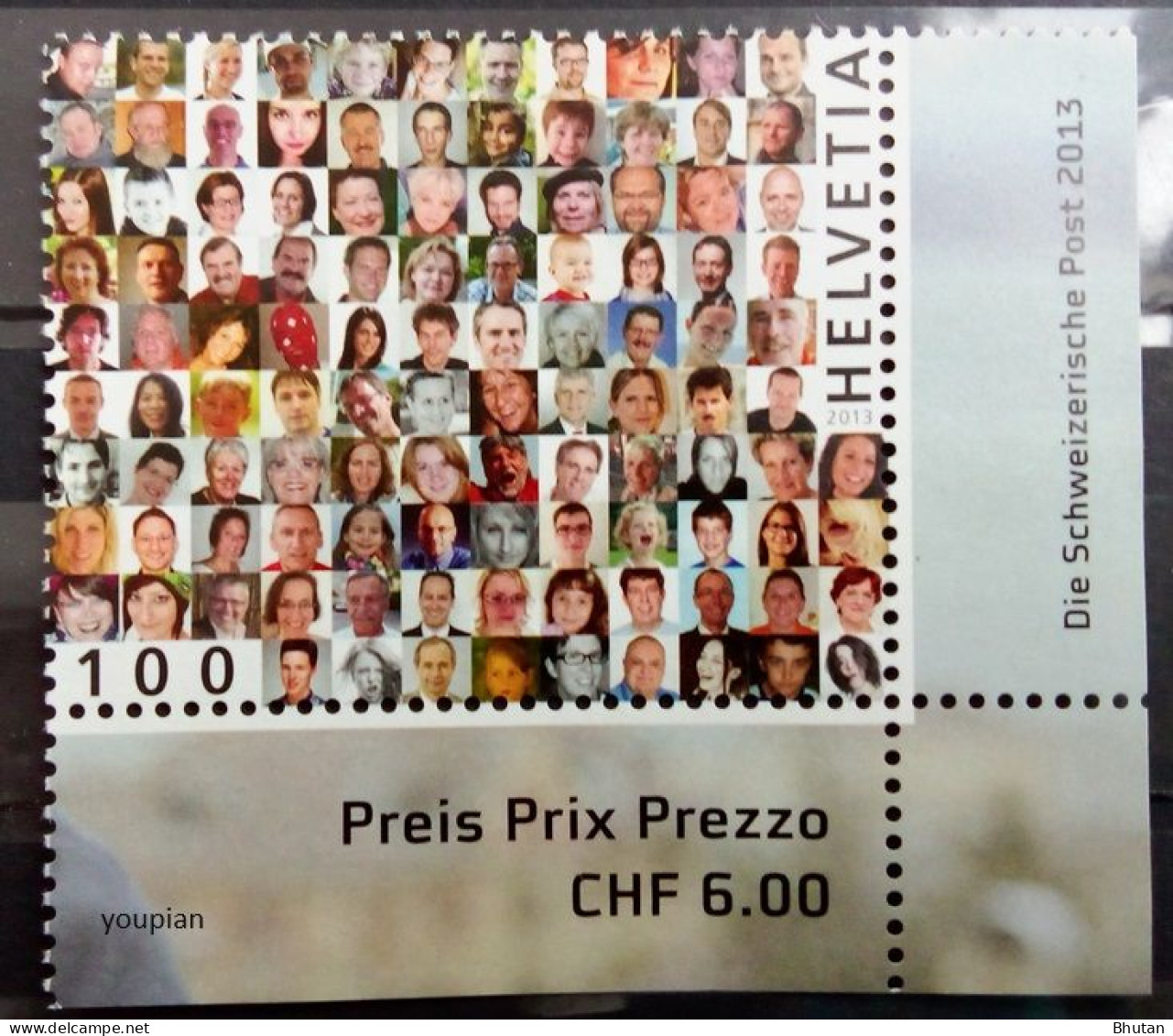 Switzerland 2013, Faces Of Switzerland, MNH Single Stamp - Unused Stamps