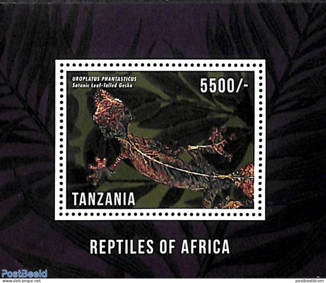 Tanzania 2013 Reptiles Of Africa S/s, Mint NH, Nature - Reptiles - Tanzania (1964-...)