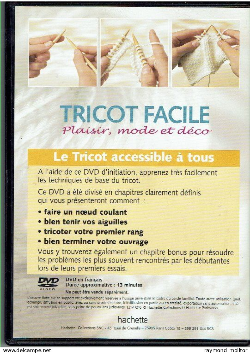 Tricot Facile  Plaisir Mode Et Déco  DVD Hachette - Andere & Zonder Classificatie