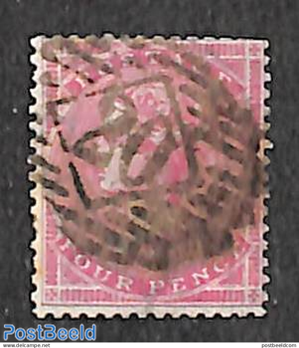 Great Britain 1855 4d, Used, Used Stamps - Gebruikt