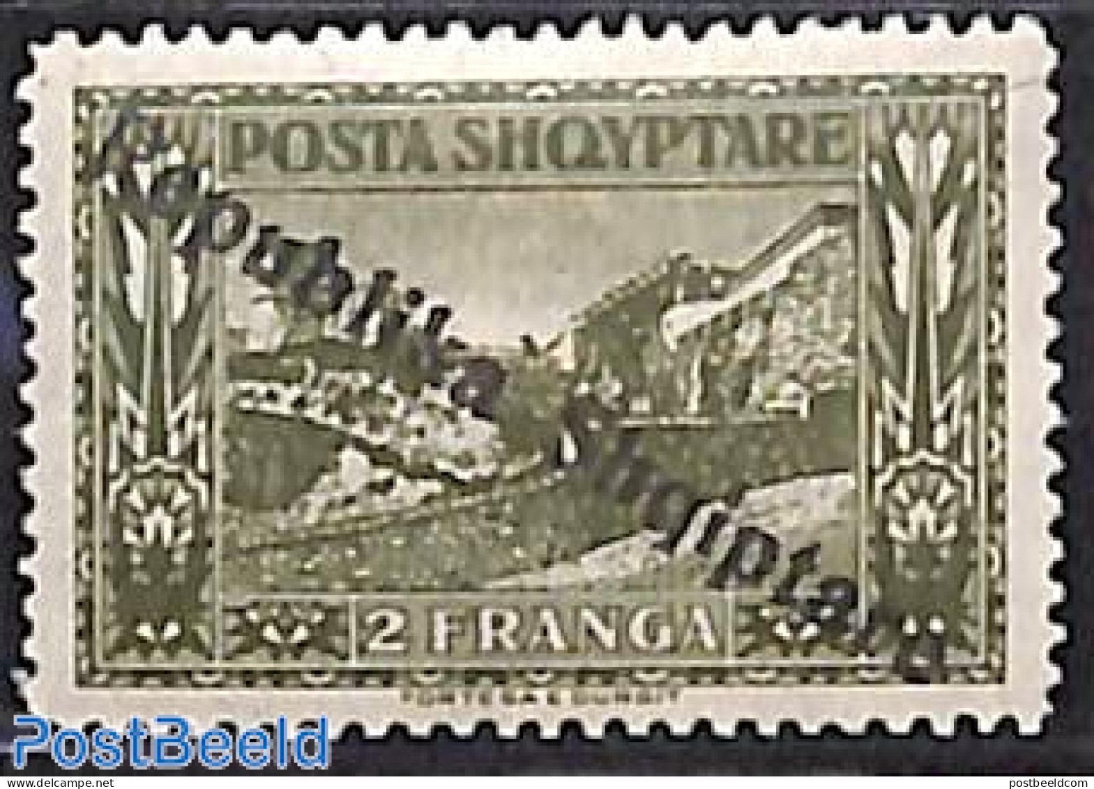 Albania 1925 2f, Stamp Out Of Set, Unused (hinged) - Albania