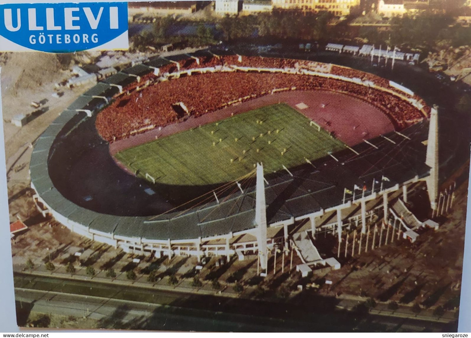 Postcard Stadium  Ullevi Goteborg Sweden - Stadion Stade Stadio Estadio - Stadien