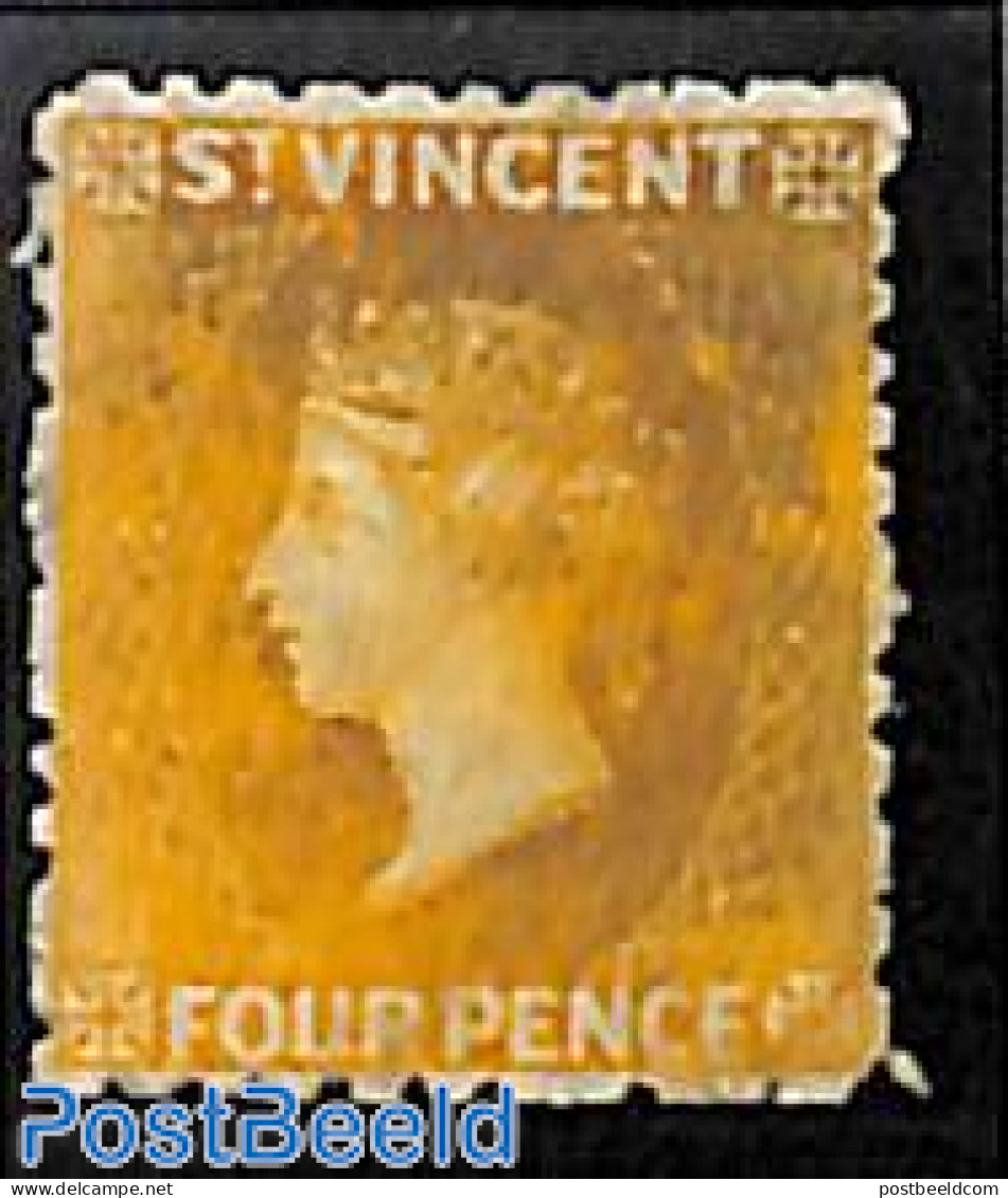 Saint Vincent 1869 4d, Used, Used Stamps - St.Vincent (1979-...)