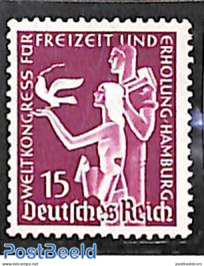 Germany, Empire 1936 15pf, Stamp Out Of Set, Mint NH - Nuevos