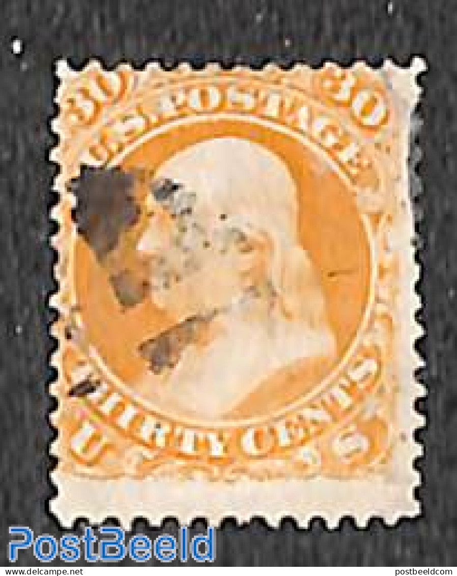 United States Of America 1861 30c, Used, Used Stamps - Gebruikt