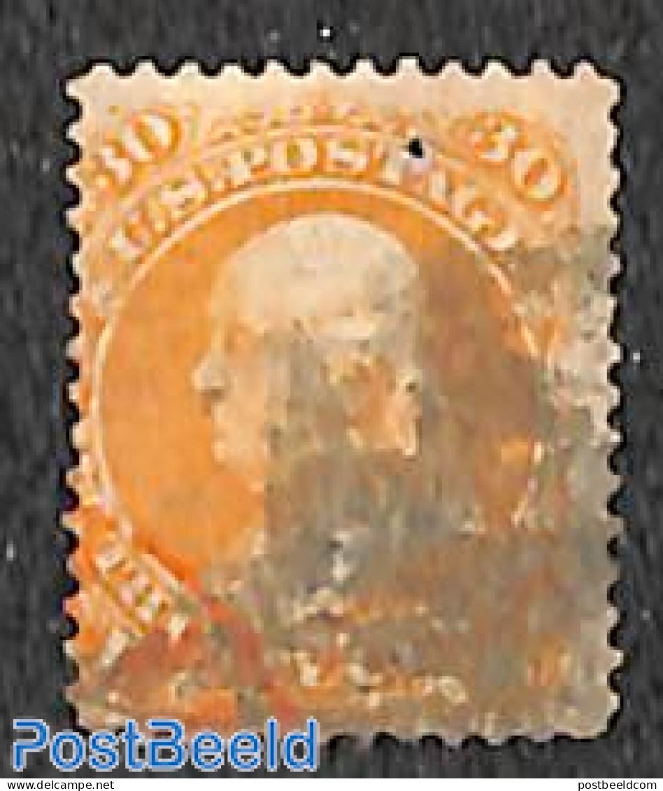 United States Of America 1861 30c, Used, Used Stamps - Gebruikt