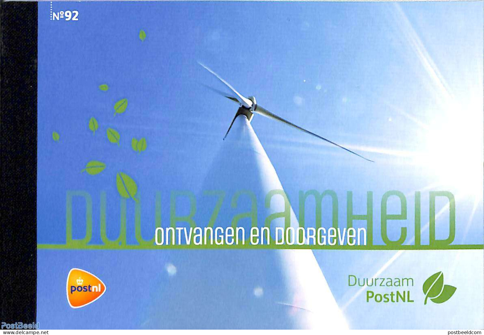 Netherlands 2021 Sustainability Presitige Booklet No. 92, Mint NH, Nature - Various - Environment - Maps - Ongebruikt