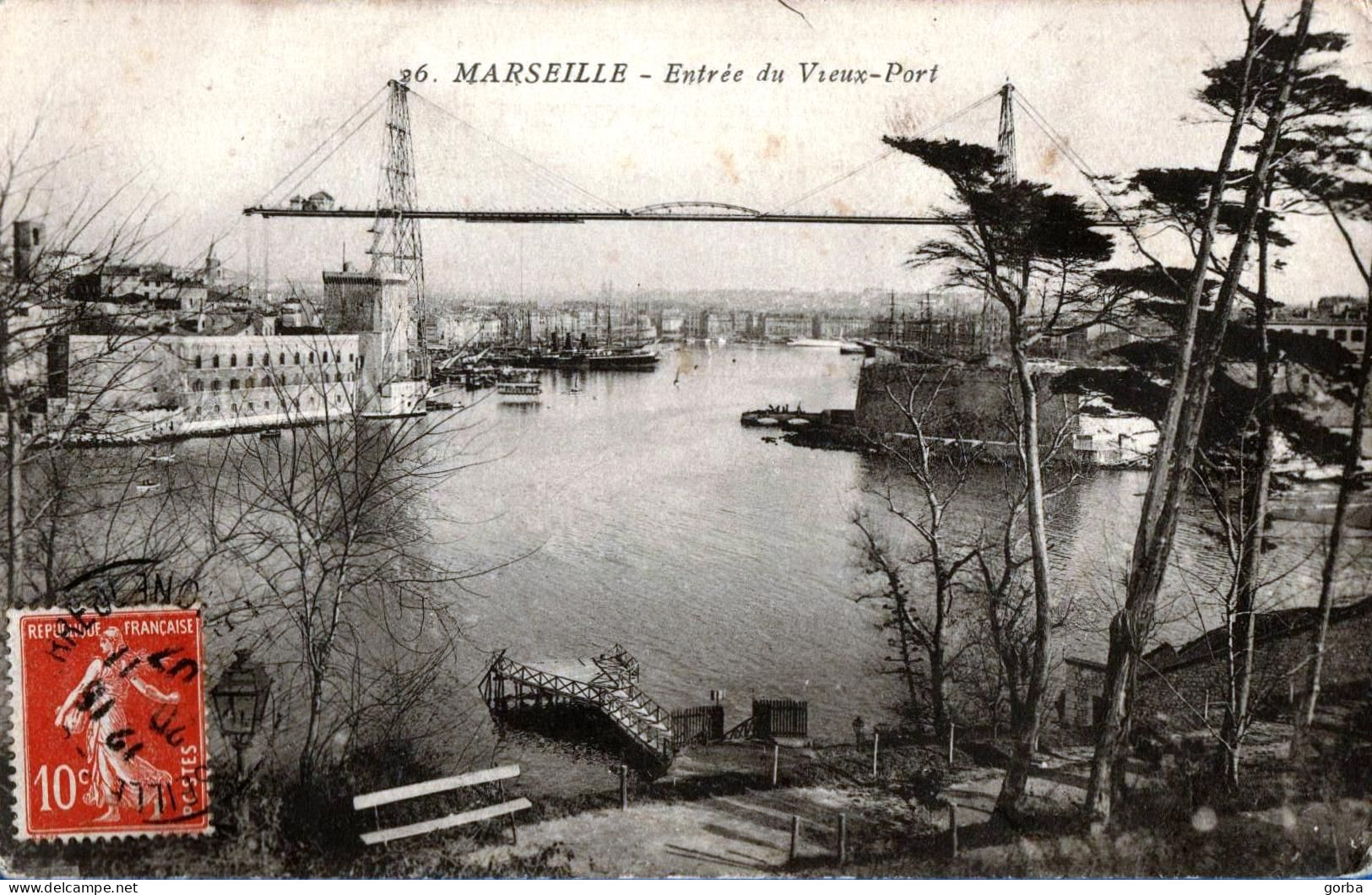 *CPA - 13 - MARSEILLE - Entrée Du Vieux Port - Alter Hafen (Vieux Port), Saint-Victor, Le Panier