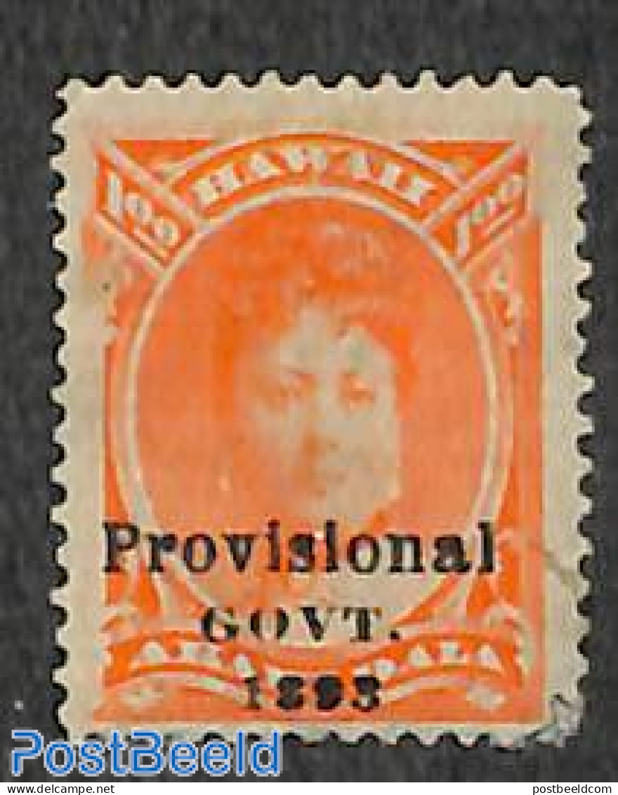 Hawaii 1893 1.00, Stamp Out Of Set, Unused (hinged) - Hawai
