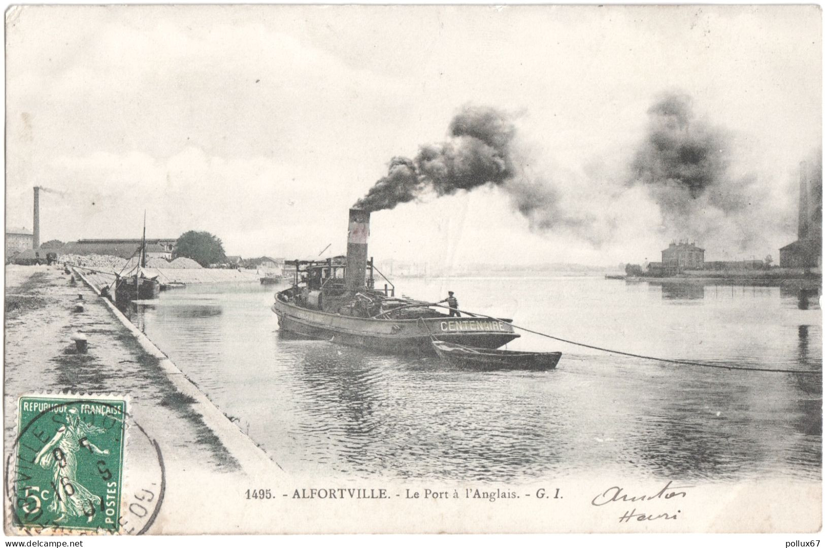 CPA DE ALFORTVILLE  (VAL DE MARNE)  LE PORT À L'ANGLAIS - Alfortville