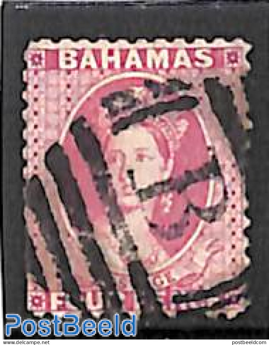 Bahamas 1882 4d, Rosa, WM Crown-CA, Perf. 12.5, Used, Used Stamps - Andere & Zonder Classificatie