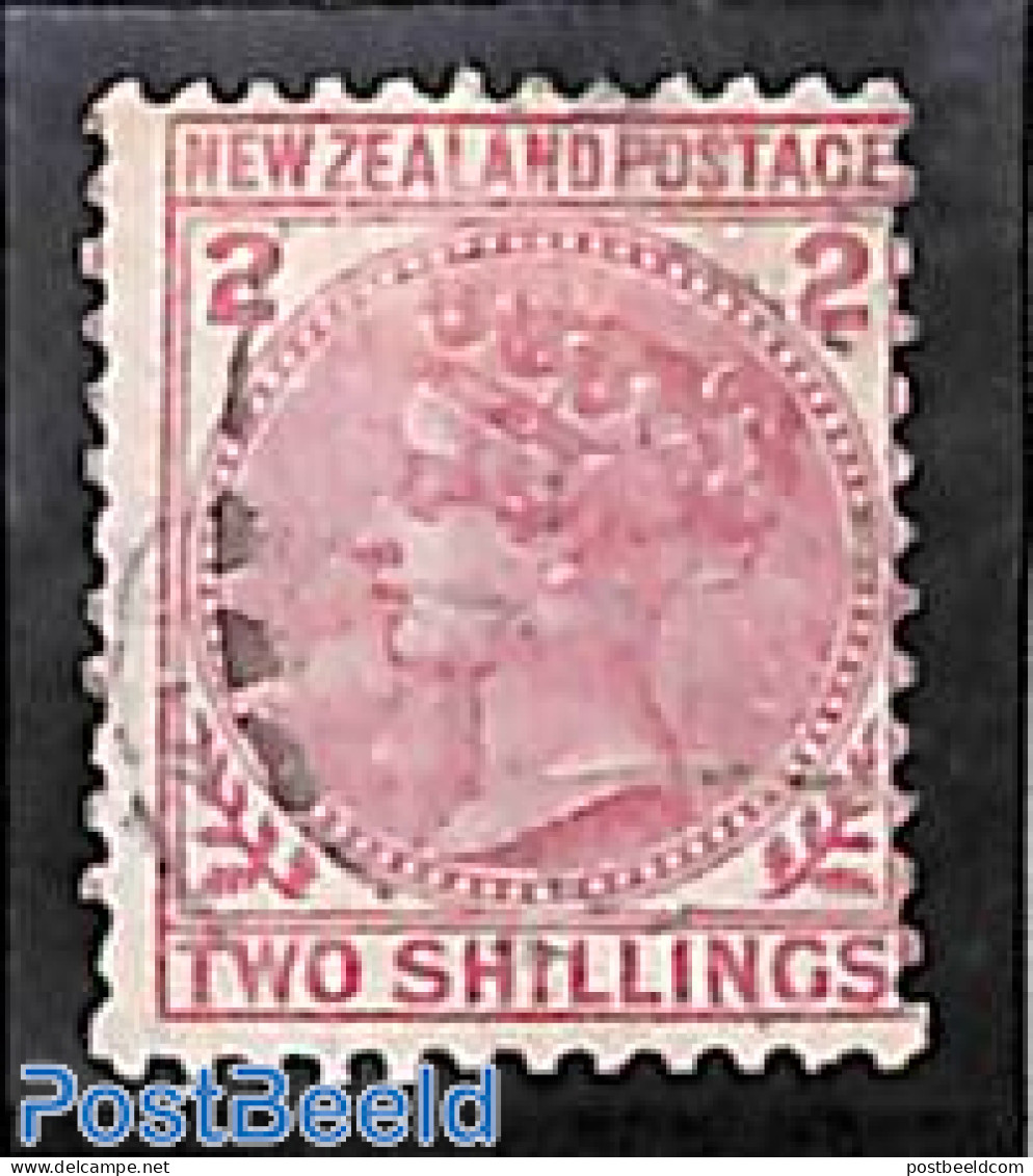 New Zealand 1878 2sh, Used, Used Stamps - Oblitérés