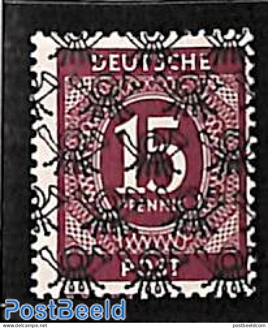 Germany, Federal Republic 1948 15pf, Stamp Out Of Set, Mint NH - Other & Unclassified