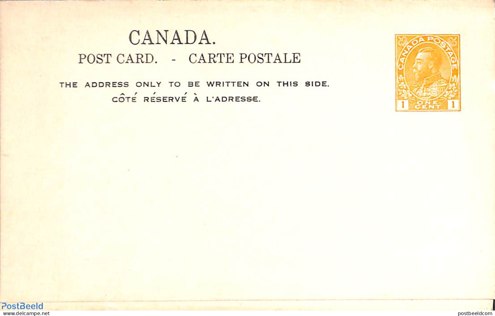 Canada 1928 Reply Paid Postcard 1+1c, Unused Postal Stationary - Briefe U. Dokumente