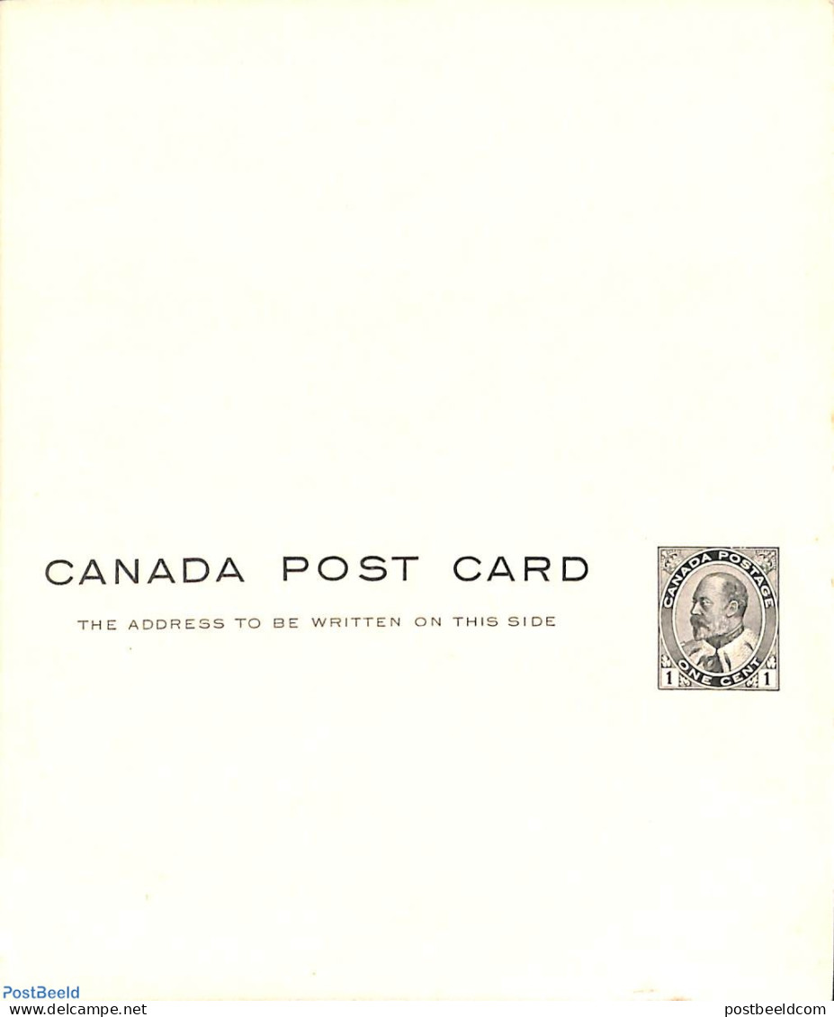 Canada 1903 Reply Paid Postcard 1+1c, Unused Postal Stationary - Cartas & Documentos