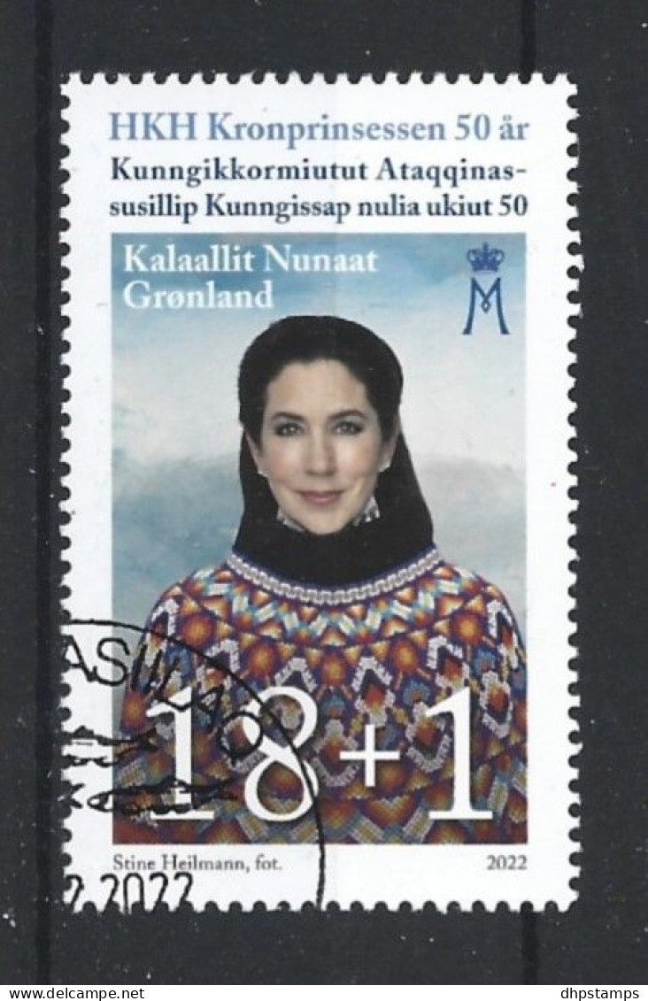 Greenland 2022 Princess Mary 50th Anniv. Y.T. 871 (0) - Used Stamps