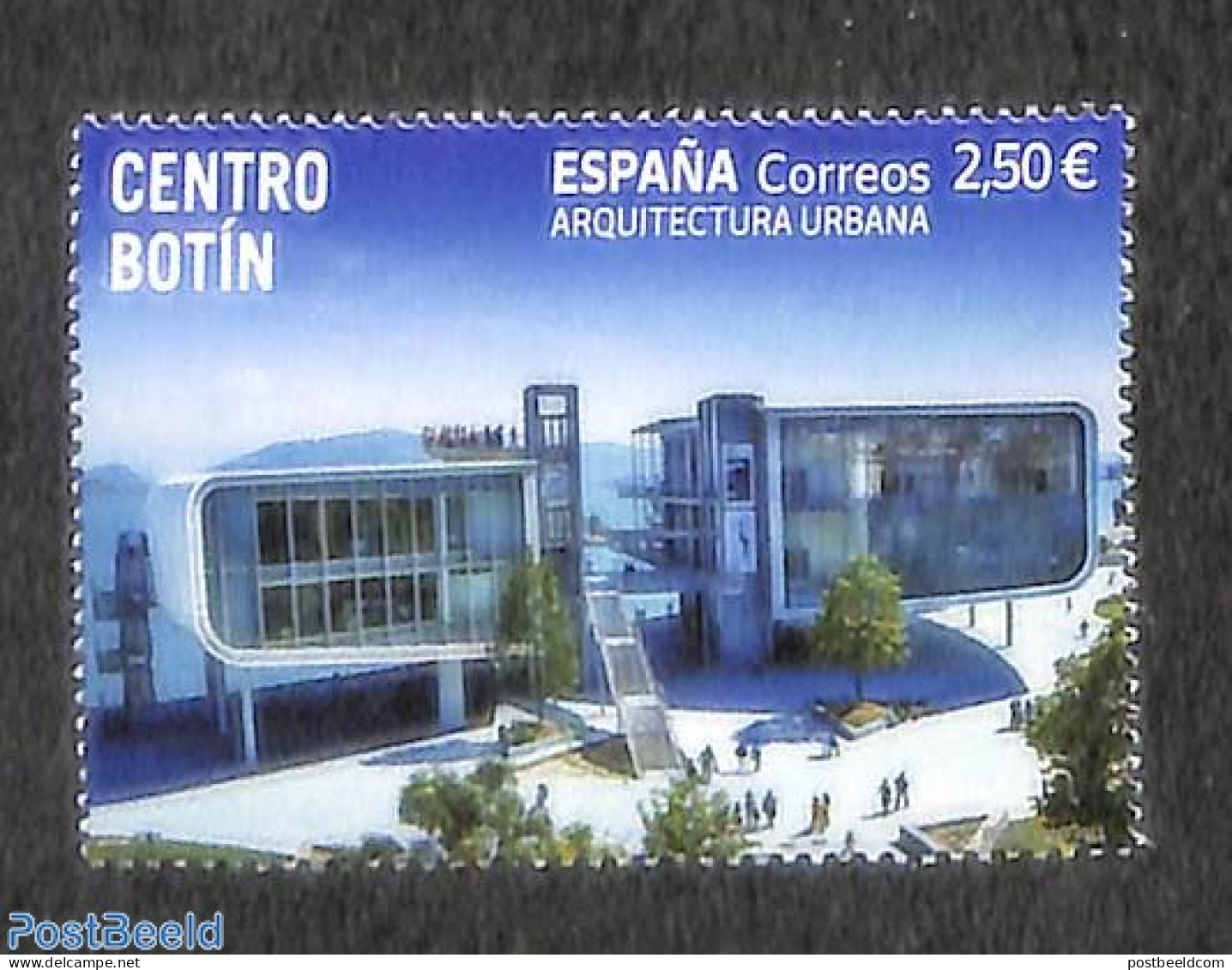 Spain 2021 Botin Center 1v, Mint NH, Art - Modern Architecture - Neufs