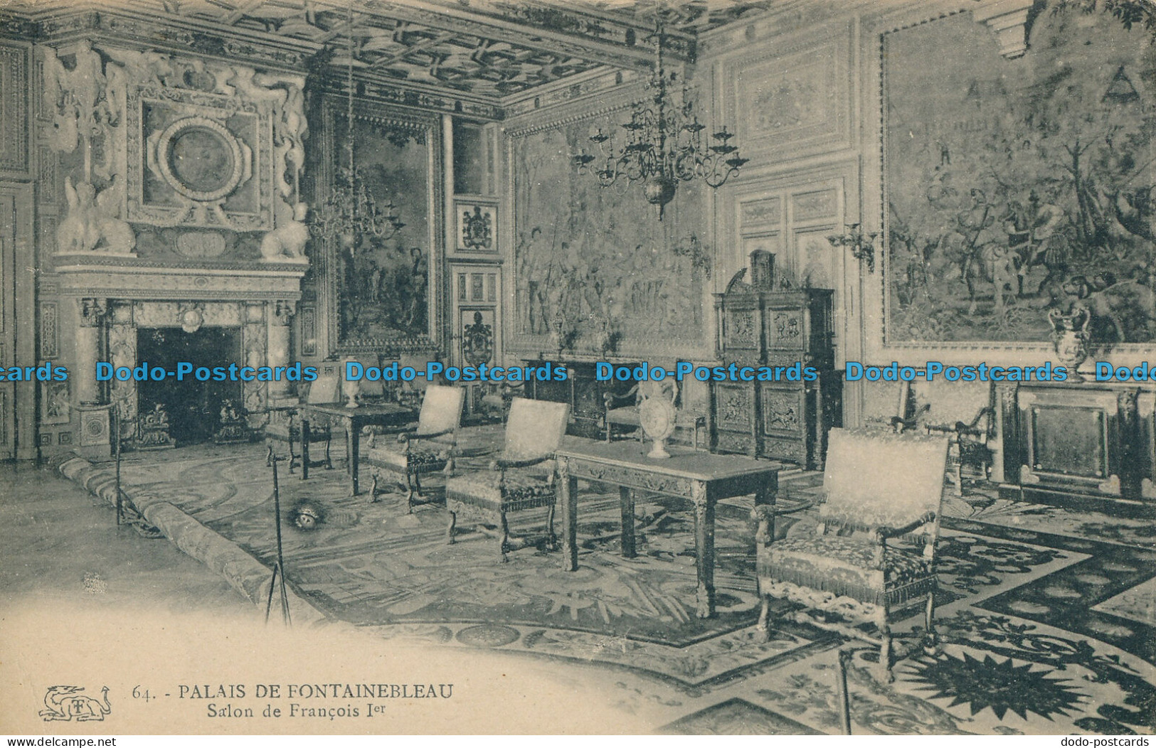 R033526 Palais De Fontainebleau. Salon De Francois Ier. No 64 - Welt
