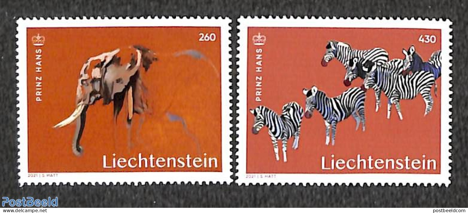 Liechtenstein 2021 Art From Prince Hans 2v, Mint NH, Art - Paintings - Ungebraucht