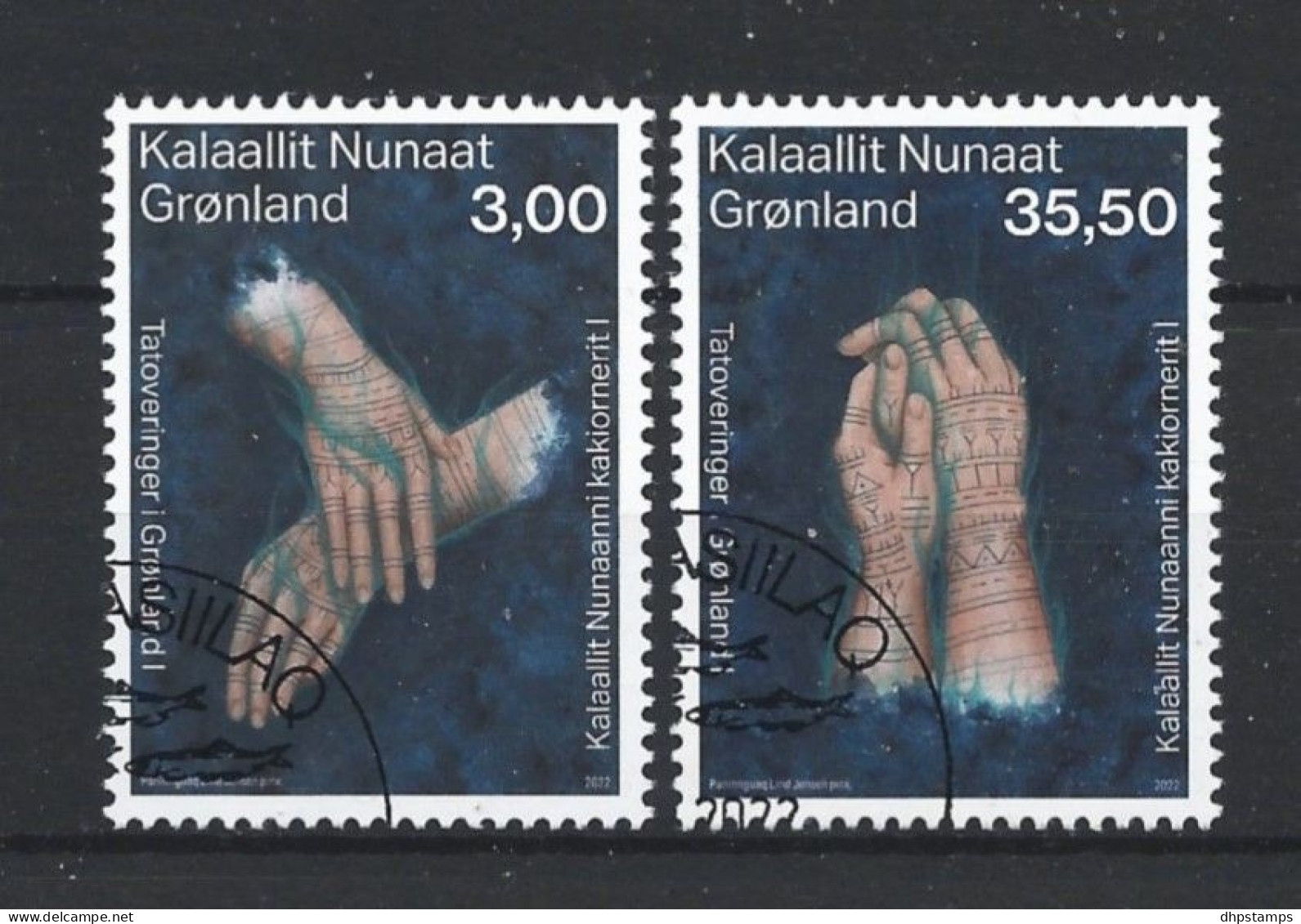 Greenland 2022 Tattoo Art Y.T. 884/885 (0) - Used Stamps