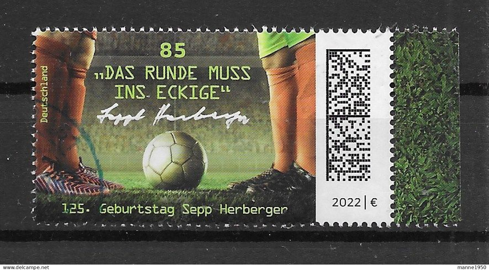 BRD/Bund 2022 Fußball Mi.Nr. 3675 Gestempelt - Used Stamps