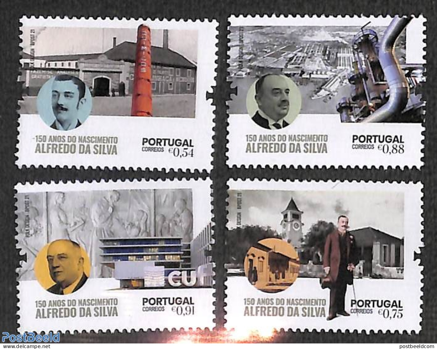 Portugal 2021 Alfredo Da Silva 4v, Mint NH, Science - Chemistry & Chemists - Unused Stamps