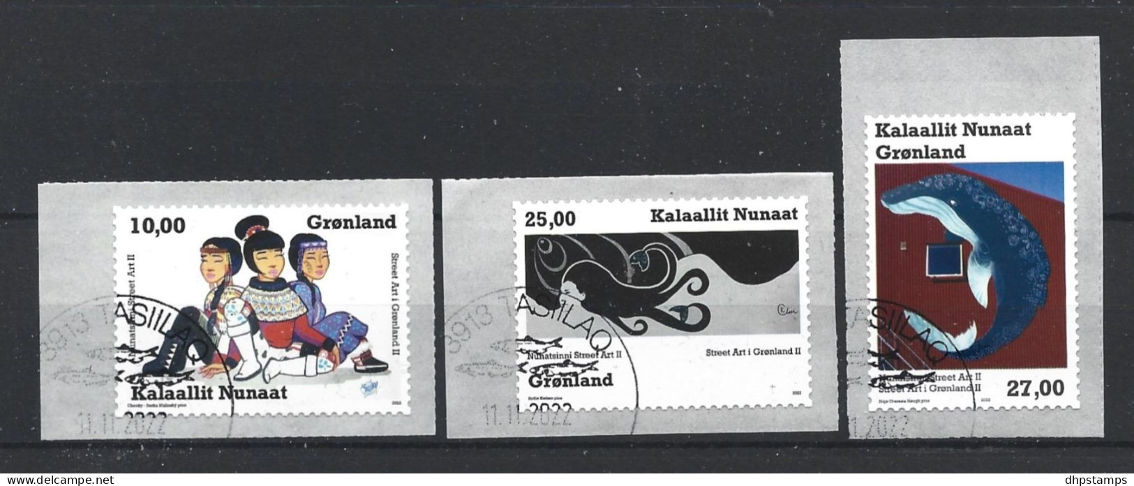 Greenland 2022 Street Art Y.T. 893/895 (0) - Used Stamps