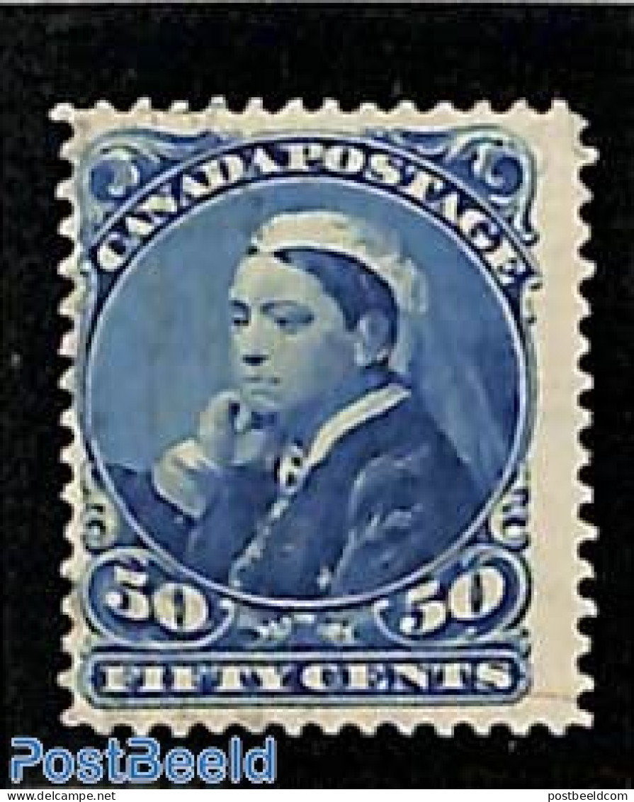 Canada 1893 50c Blue, Used, Used Stamps - Usados
