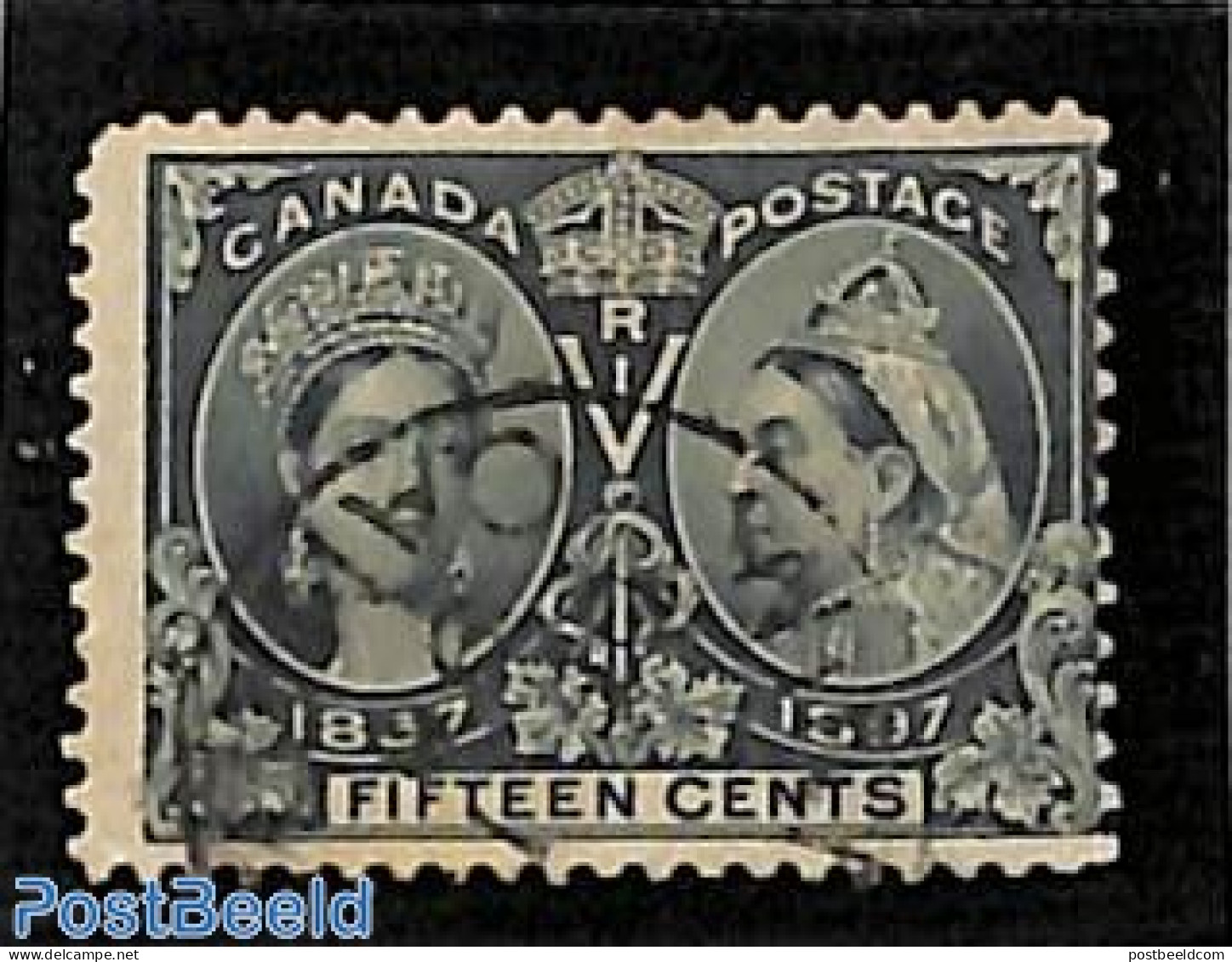 Canada 1897 15c, Used, Used Stamps - Gebraucht