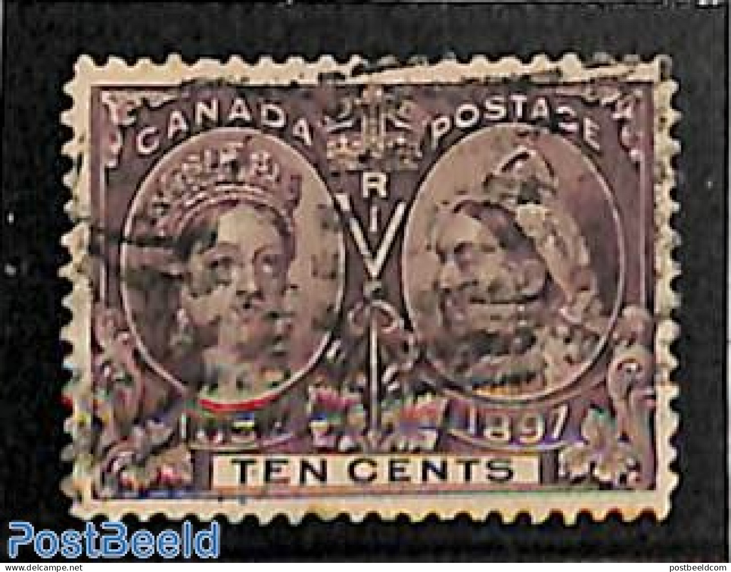 Canada 1897 10c, Used, Used Stamps - Gebruikt