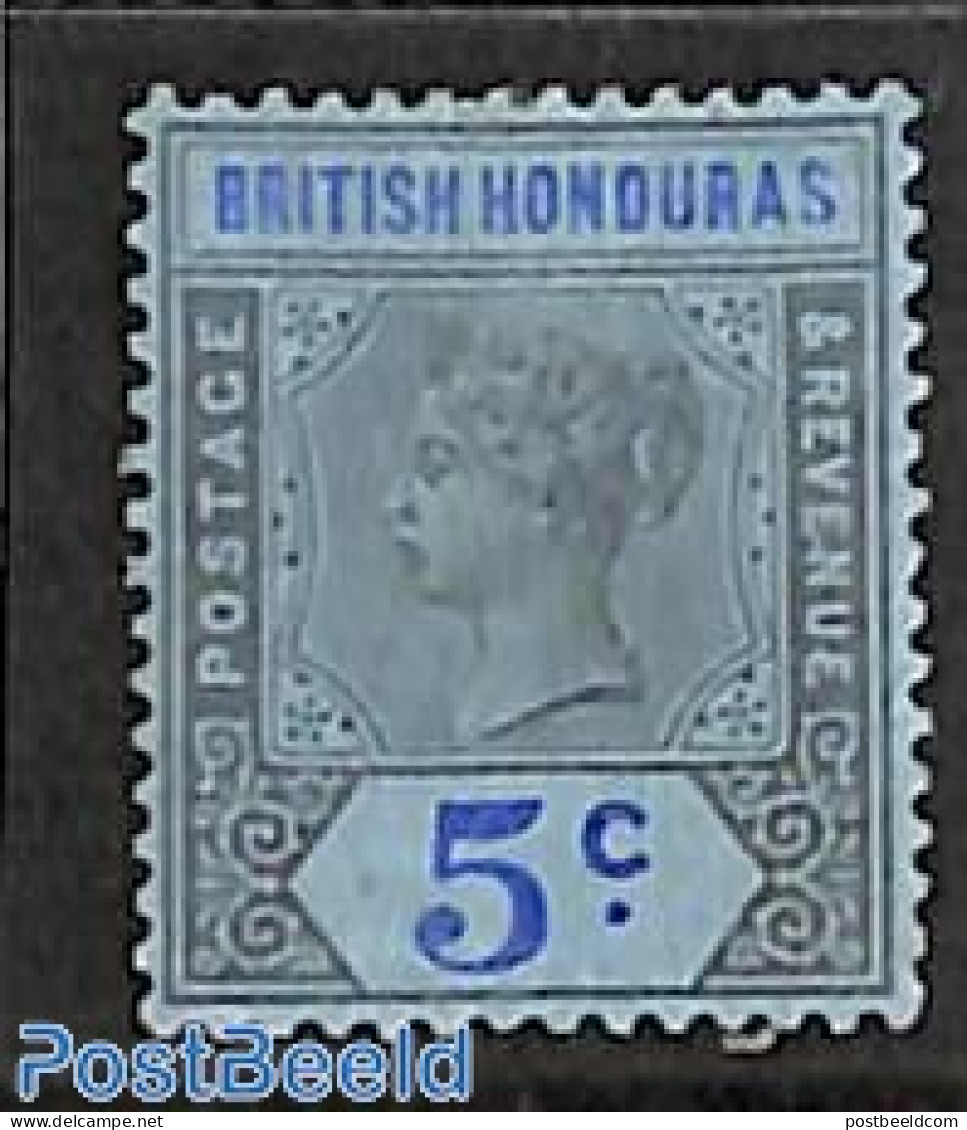 Belize/British Honduras 1899 5c, Stamp Out Of Set, Unused (hinged) - Britisch-Honduras (...-1970)