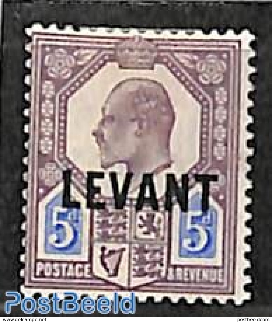 Great Britain 1905 5d, Stamp Out Of Set, Unused (hinged) - Nuevos