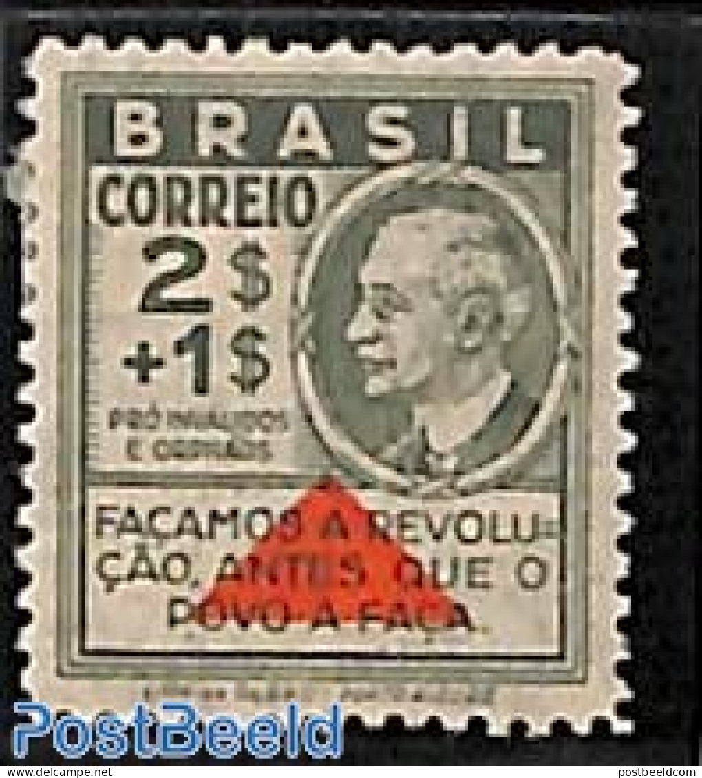 Brazil 1931 2$+1$, Stamp Out Of Set, Unused (hinged) - Unused Stamps