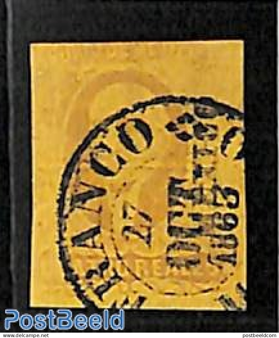 Mexico 1861 4R, Used, Used Stamps - México
