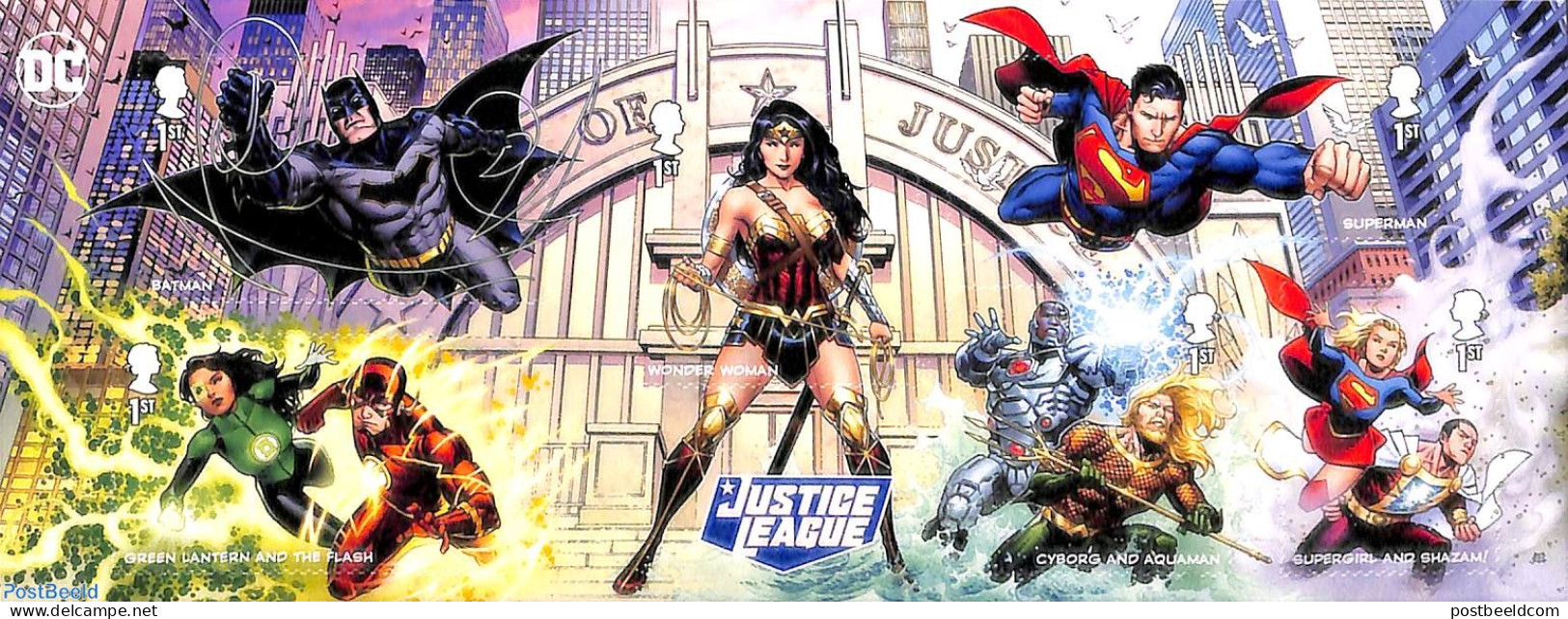Great Britain 2021 DC Collection, Comics S/s, Mint NH, Art - Comics (except Disney) - Autres & Non Classés