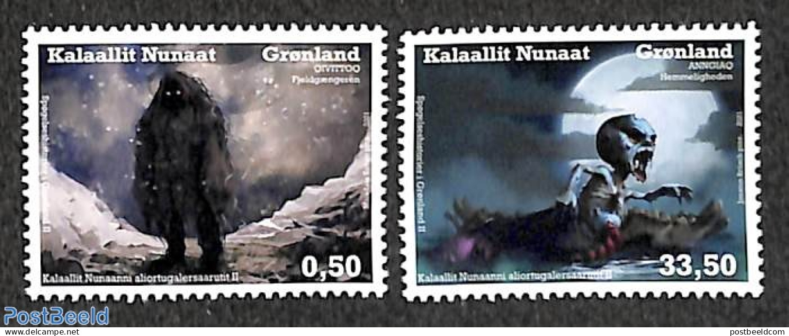 Greenland 2021 Ghost Stories 2v, Mint NH - Neufs